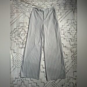 7 For All Mankind Gray Striped Garment